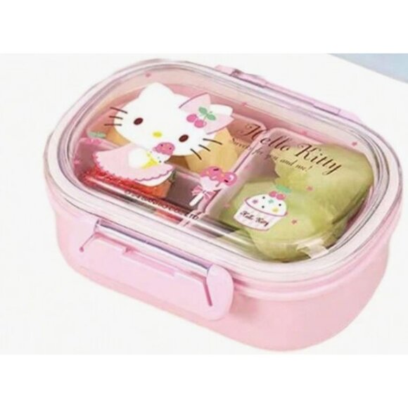 Hello Kitty Pink Snack & Lunch Bag – Insulated Mini Tote for Kids & Adults - Picture 2 of 4